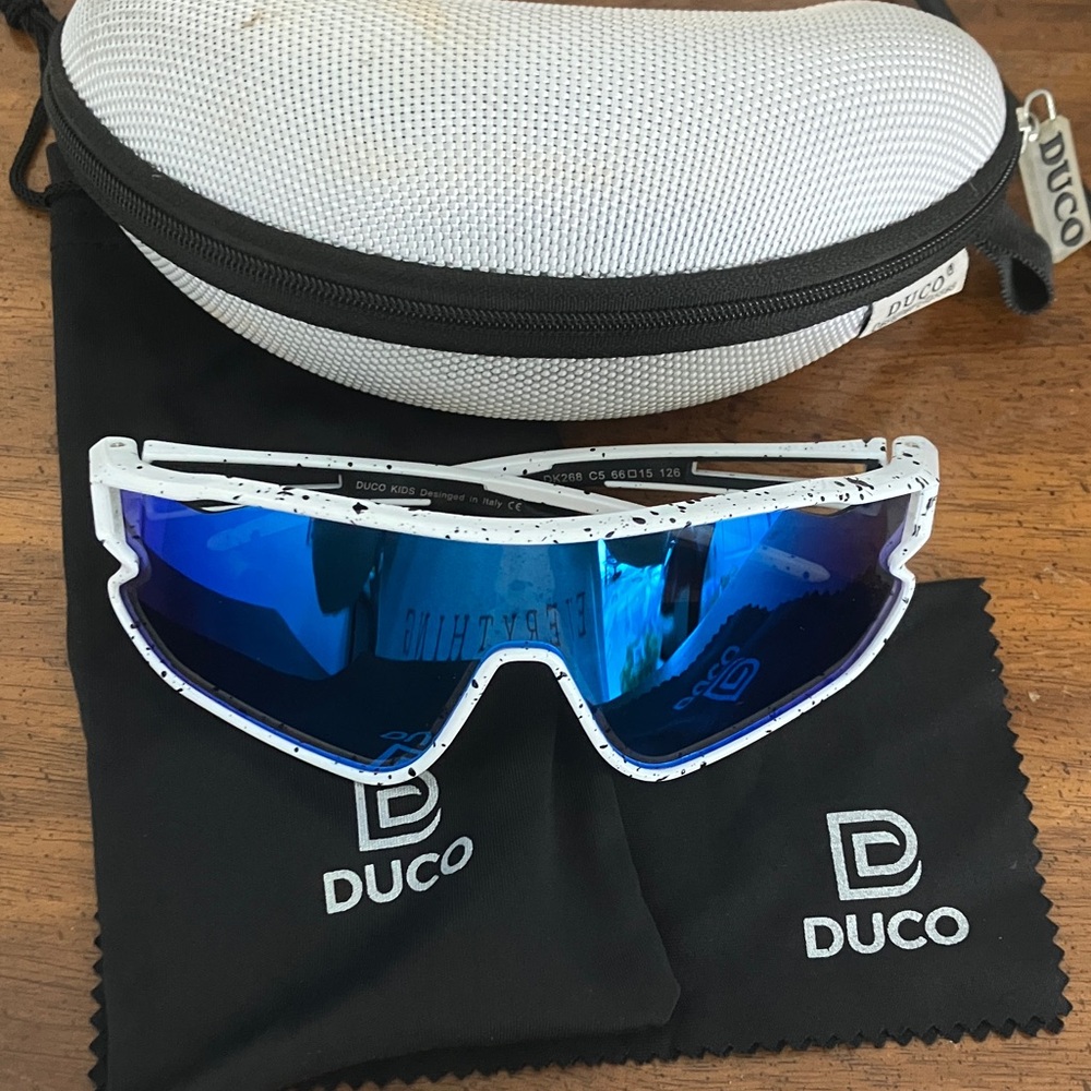 Duco Blue Sports Sunglasses Baseball / Softball